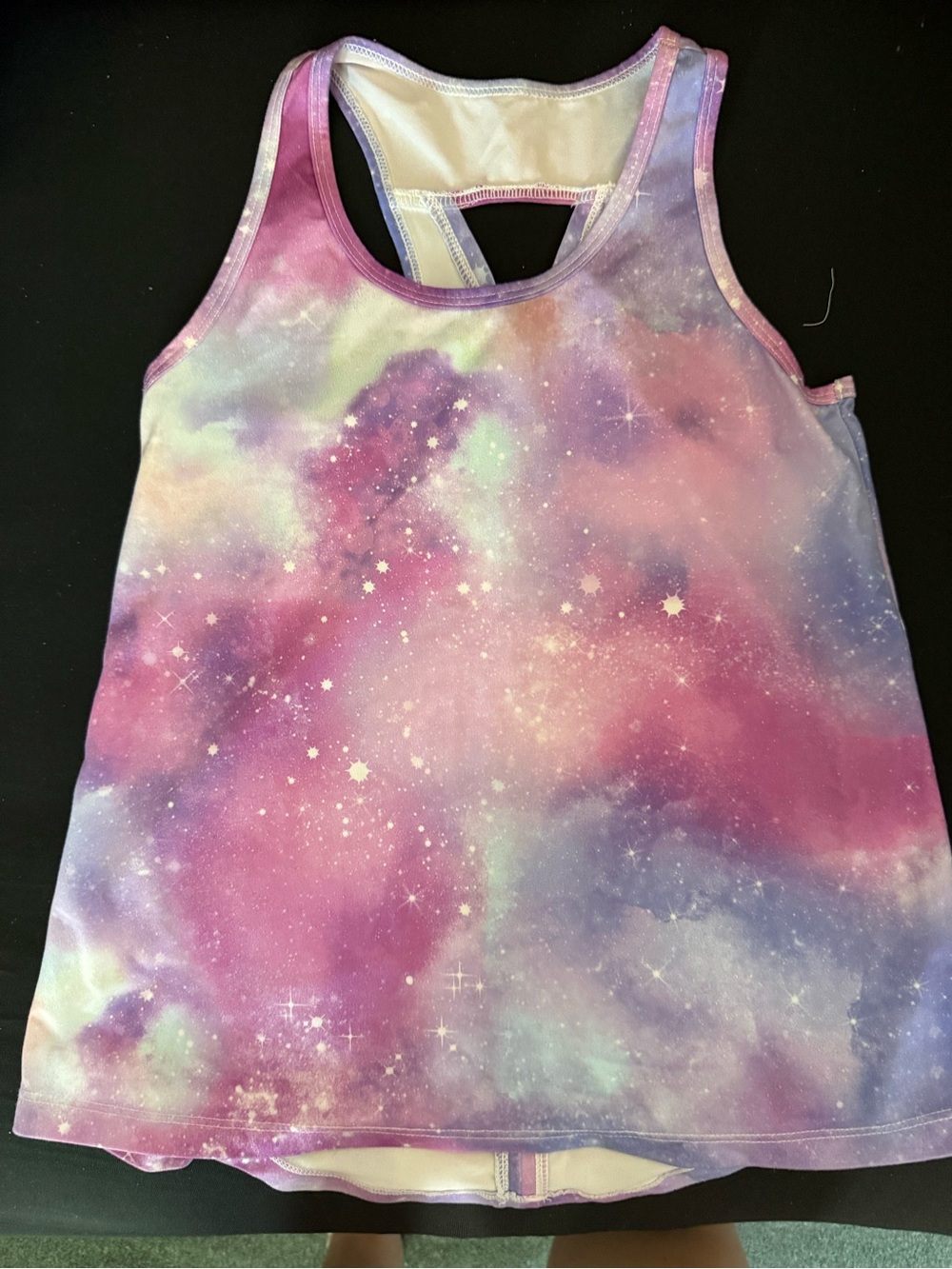 SO Purple Pink Galaxy Racerback Tank Top
